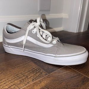 Gray Vans, women's size 7.5
